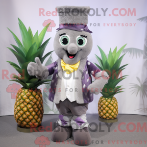 Gray Pineapple mascot...