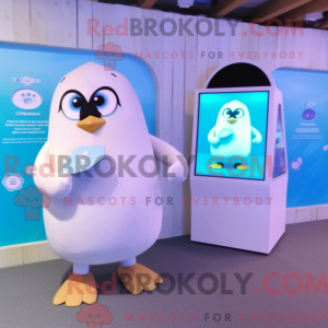 Cream Penguin mascot...