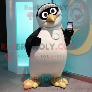 Cream Penguin mascot...