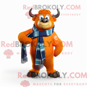Máscara de Orange Bison com...