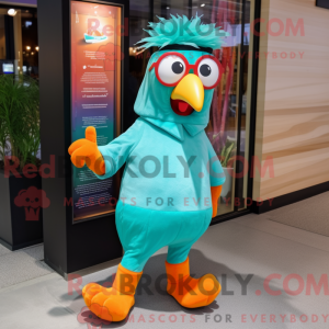 Disfraz de mascota de pollo...