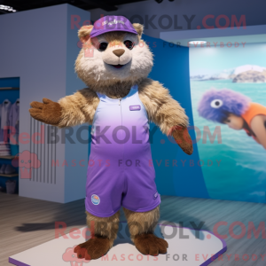 Lavender Marmot mascot...