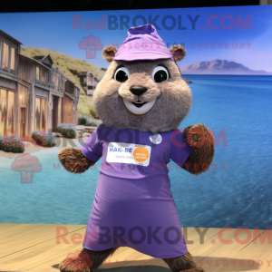 Lavender Marmot mascot...