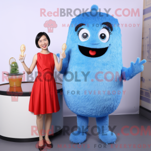 Blue Fried Rice mascot...