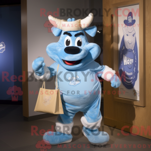 Blue Beef Stroganoff mascot...