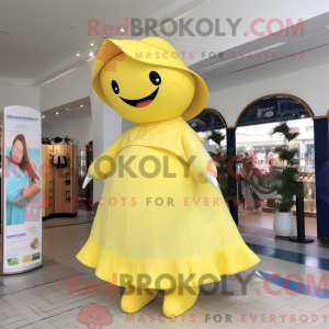 Lemon Yellow Whale mascot...