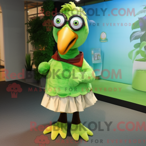 Green Dodo Bird mascot...