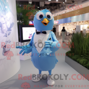 Sky Blue Dove mascot...