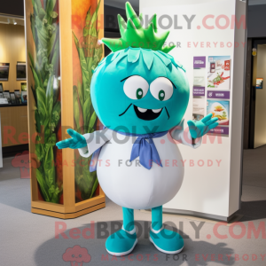 Turquoise Onion mascot...