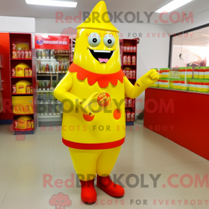 Citroengele fles ketchup...