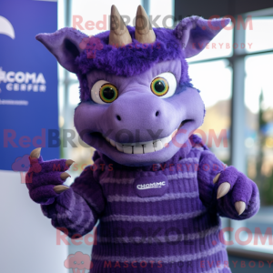 Lilla Chupacabra maskot...