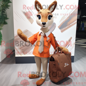 Roe Deer mascot costume...