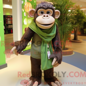 Olive Chimpanzee mascot...