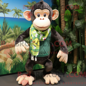 Olive Chimpanzee mascot...