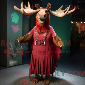 Red Irish Elk maskot...