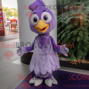 Lavender Turkey Maskottchen...