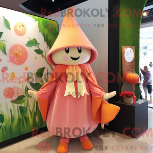 Peach Witch mascot costume...