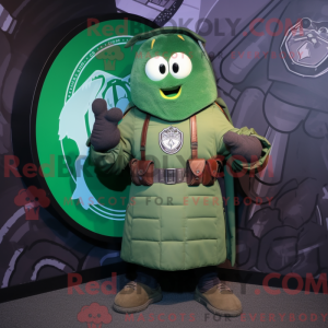 Grøn Celtic Shield maskot...