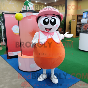Peach Golf Ball Maskottchen...