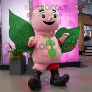 Pink Beanstalk mascot...