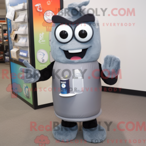 Gray Soda Can mascot...