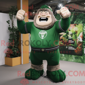 Costume mascotte Strongman...
