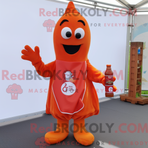Postava maskota Orange...