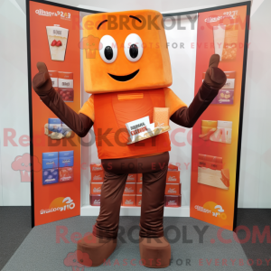 Postava maskota Orange...