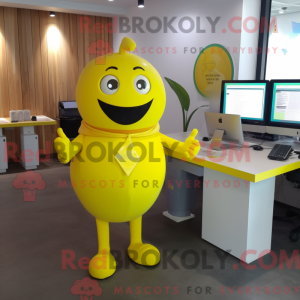 Citrongul Computer maskot...