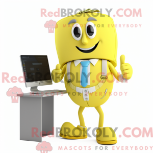 Citrongul Computer maskot...