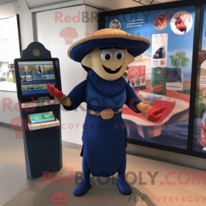 Navy Fajitas maskot kostume...
