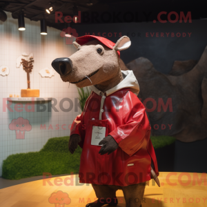 Rust Tapir maskotdraktfigur...