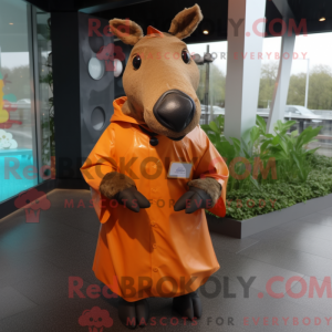 Rust Tapir maskotdraktfigur...