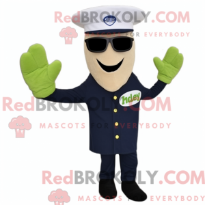 Navy Celery mascottekostuum...