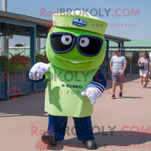 Navy Celery mascot costume...