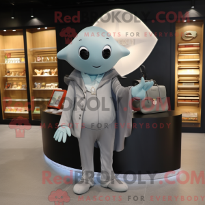Gray Stingray mascot...