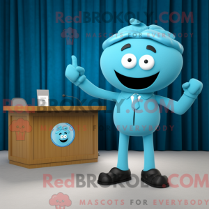 Cyan Attorney mascot...