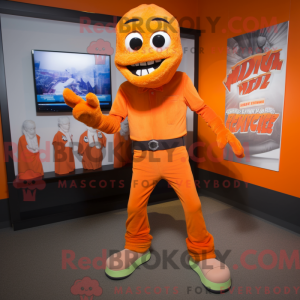 Orange Zombie mascot...