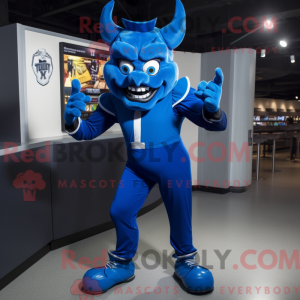 Maskottchenkostüm Blauer...