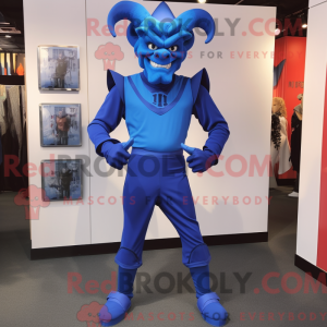 Maskottchenkostüm Blauer...