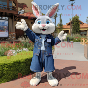 Navy Rabbit Maskottchen...