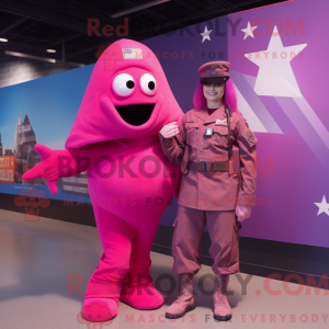 Magenta American Soldier...