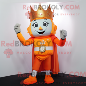Orange Queen maskot kostume...