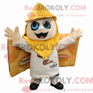 Cream Nachos maskot kostume...