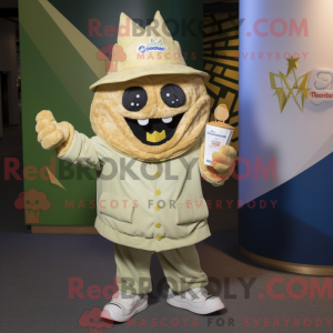 Cream Nachos maskot kostume...