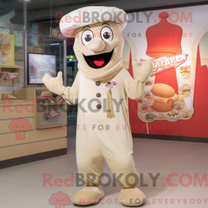 Beige Goulash mascot...