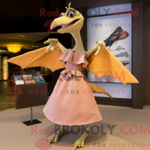 Tan Pterodactyl maskot...