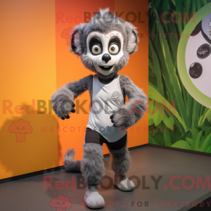 Gray Lemur mascot costume...