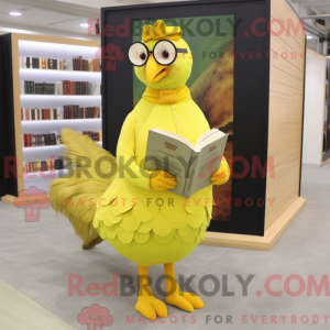 Yellow Pheasant mascot...