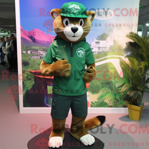 Forest Green Puma mascot...